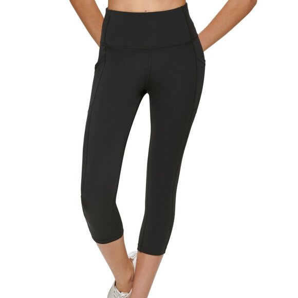 Calvin Klein Performance Women's Super High Waist Cropped Tights - Picture 1 of 11